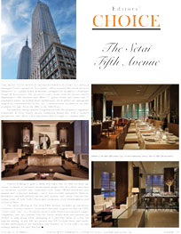 Editors Choice - The Setai Fifth Avenue